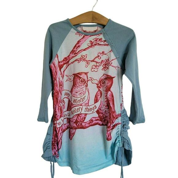 Paper Wings Winter Owls Dress - Picture 1 of 12